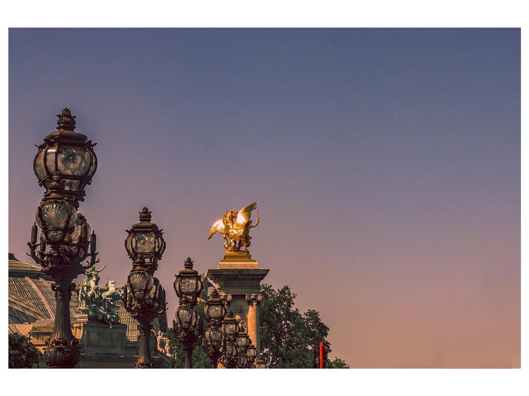 Photo urbaine : coucher de soleil paris